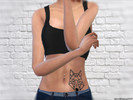 Sims 4 — Wolf Hip Tattoo by SoulEvans997 — I'm back with another tattoo hope you like it.