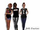 Sims 3 — Don't Talk Tour T-Shirts A/YA by S4M_Creations — Now even your Sims can be Charlie Puth's fans with these