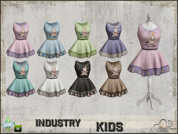 Sims 4 — Industry Kids Clothes for Mannequin by BuffSumm — Part of the *Industry Series* ***TSRAA***