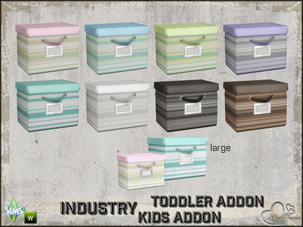 Sims 4 — Industry Toddler and Kids Box by BuffSumm — Part of the *Industry Series* ***TSRAA***