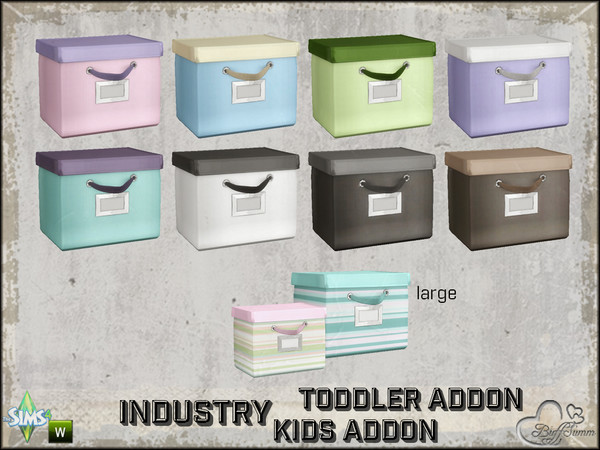 Sims 4 — Industry Toddler and Kids  by BuffSumm — Part of the *Industry Series* Recolor only! Mesh needed: