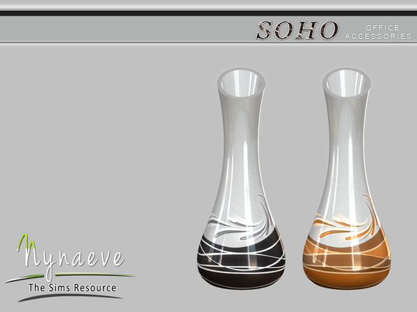 Sims 4 — Vase v1 by NynaeveDesign — Soho Office - Vase v1 Located in: Decor - Miscellaneous Decor - Clutter Price: 121