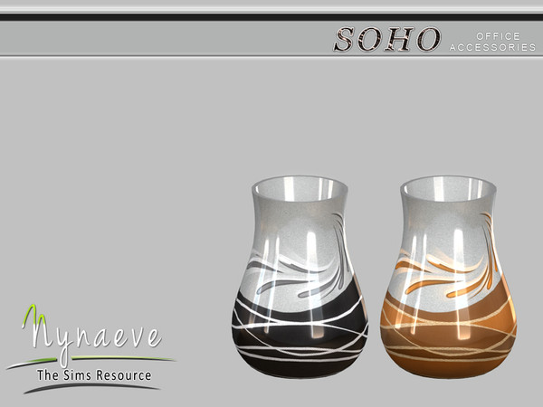 Sims 4 — Vase v2 by NynaeveDesign — Soho Office - Vase v2 Located in: Decor - Miscellaneous Decor - Clutter Price: 121