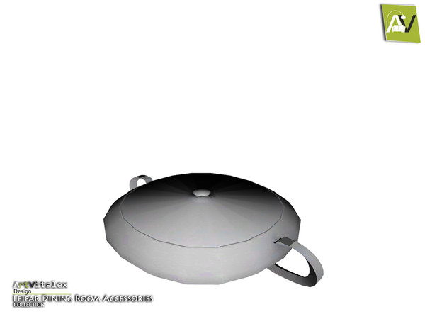 Sims 3 — Leifar Wide Soup Bowl with Lid by ArtVitalex — - Leifar Wide Soup Bowl with Lid - ArtVitalex@TSR, Oct 2015