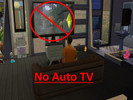 Sims 4 — No Autonomous TV  by mummy19692 — Are you tired of your sims constantly watching TV? UPDATE 01/20/2020 Seriously