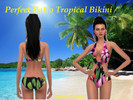 Sims 4 — Tropical Bikini - Perfect Patio needed by SiminaPazza — This is a recolor of a bikini of Perfect Patio Pack. A