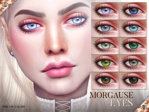 Sims 4 — Morgause Eyes N128 by Pralinesims — Eyes in 65 colors.