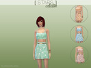 Sims 4 — [SSS] - STARS - collection Dress by SunSimsShine — Stars always inspired me. So, I decided to do a dress