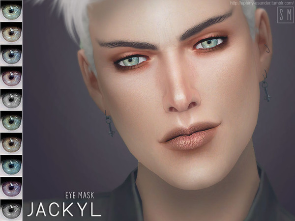 Sims 4 — [ Jackyl ] - Eye Mask by Screaming_Mustard — A new simple eye mask in 10 shades. For males and females, teen +.
