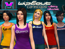 Sims 4 — wipEout Team Tanks for Women by EmilyK1984 — Tank-tops for women with &amp;amp;amp;amp;quot;team company