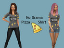 Sims 4 — NoDrama-PizzaShirt - Outdoor Retreat needed by Candy_Simmer3 — Just a cute simple top that has mini pizza slices