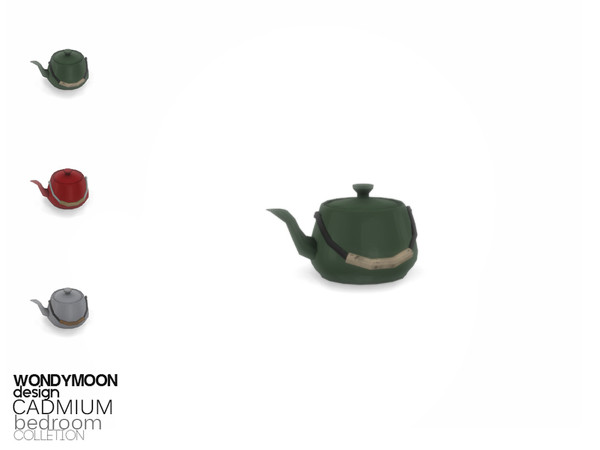 Sims 4 — Cadmium Teapot by wondymoon — - Cadmium Bedroom - Teapot - Wondymoon|TSR - Creations'2017