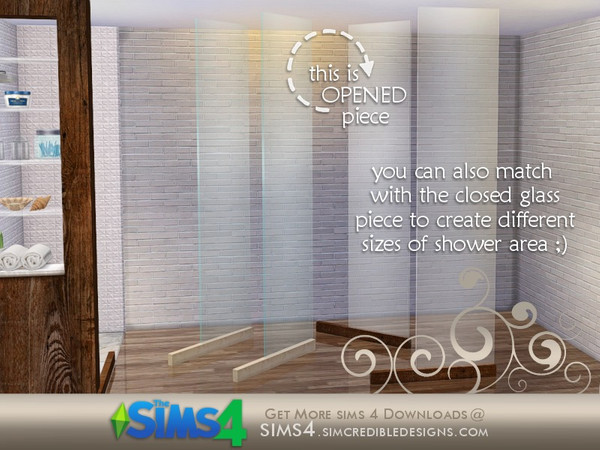Sims 4 — Realce separator opened by SIMcredible! — by SIMcredibledesigns.com available at TSR 2 colors variations