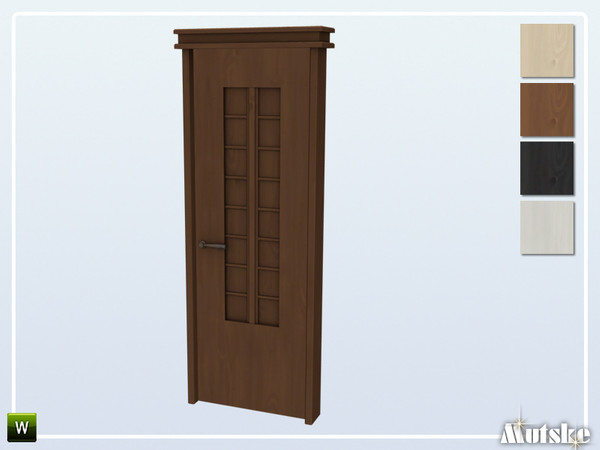 Sims 4 — Matrix Door 1x1 by Mutske — This door is part of the Matrix Constructionset. Made by Mutske@TSR. 