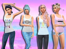 Sims 4 — Cute Graphic Tees by Ava6peace — Some cute shirts with some cute tumblr graphics on them. I hope you all like