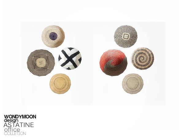 Sims 4 — Astatine Wall Basket by wondymoon — - Astatine Office - Wall Basket - Wondymoon|TSR - Creations'2017