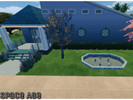 Sims 4 — Space Age by thatVWgirl — A modernistic, space age house with 2 bedrooms, 2 bathrooms and an indoor pool.