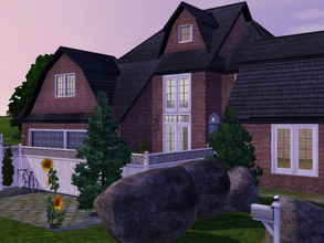 Sims 3 — Classic Hamptons v2 by Daniela_Costa — This beautiful house is inspired in the hamptons style. It has one garage
