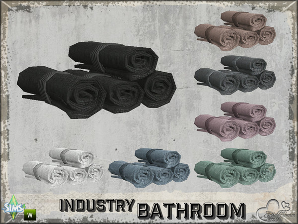 Sims 4 — Bathroom Industry Vanity Towel Rolls by BuffSumm — Part of the *Bathroom Industry* ***TSRAA***