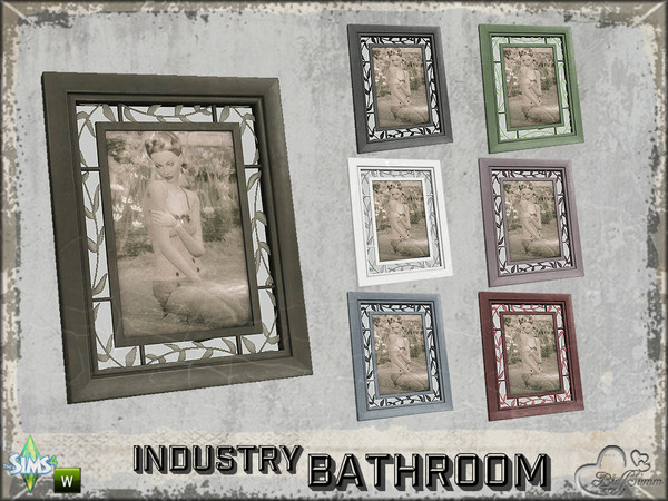 Sims 4 — Bathroom Industry Vanity Photoframe by BuffSumm — Part of the *Bathroom Industry* ***TSRAA***