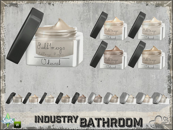Sims 4 — Bathroom Industry Cosmetics Cream 'Chinel' open by BuffSumm — Part of the *Bathroom Industry* ***TSRAA***