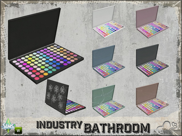Sims 4 — Bathroom Industry Cosmetics Eyeshadow Pallette by BuffSumm — Part of the *Bathroom Industry* ***TSRAA***
