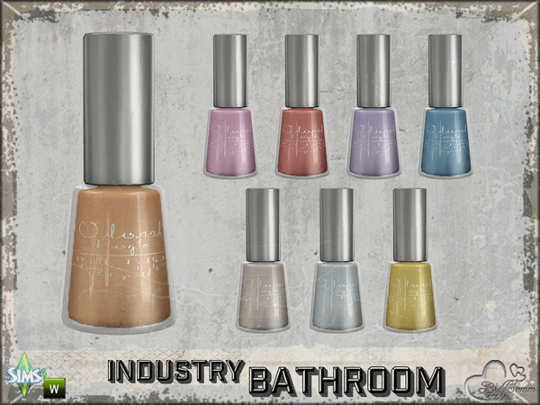 Sims 4 — Bathroom Industry Cosmetics Nail Polish by BuffSumm — Part of the *Bathroom Industry* ***TSRAA***