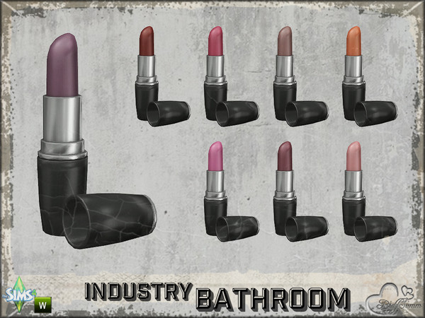 Sims 4 — Bathroom Industry Cosmetics Lipstick open by BuffSumm — Part of the *Bathroom Industry* ***TSRAA***