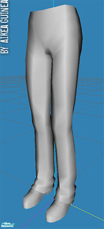Sims 2 — Bootcut Jeans for Teen Females - Mesh by aikea_guinea — Mesh for teen female boot cut pants (AG11). Base game