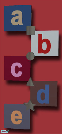 Sims 2 — NURSERY Wall Sculpture by simtomatic — 