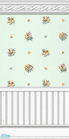 Sims 2 — By the Sea Wallpaper Collection - 08 by elektra274 — 8 of 12 wallpapered walls designed to coordinate with my