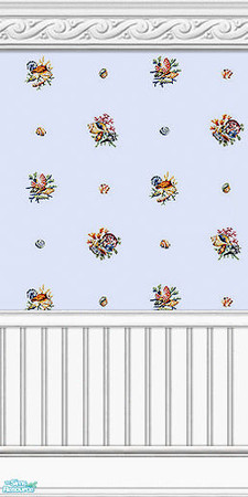 Sims 2 — By the Sea Wallpaper Collection - 05 by elektra274 — 5 of 12 wallpapered walls designed to coordinate with my