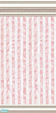 Sims 2 — jsf2PinkStripeRegency by jsf — Of the period, shabby chic, or for your elegant estates, this subdued pink and