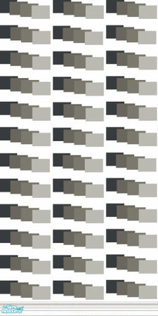 Sims 2 — Misc set - Squares Black to Grey by Astarta — Varius wallpapers in black, white, grey and brown.