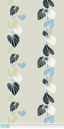 Sims 2 — Leaves - Grey by Astarta — Leaves with 2 different background colors blue and grey.