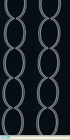 Sims 2 — Black and White 2nd - Circles Black by Astarta — 2nd Black and white wallpapers series.