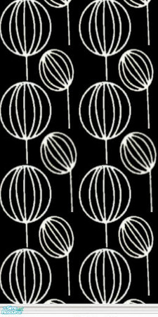 Sims 2 — Black and White 2nd - On Black by Astarta — 2nd Black and white wallpapers series.