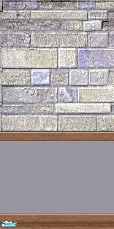 Sims 2 — Brick Wallpapers and Linoleum - PG2 by Lorah — Purple and gold.