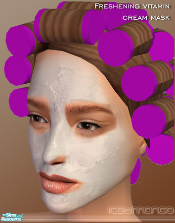 Sims 2 — Cleanse&Moisture - Vitamine cream mask by IcedMango — Deep Cleansing and Moisturizing facial Masks. Sims
