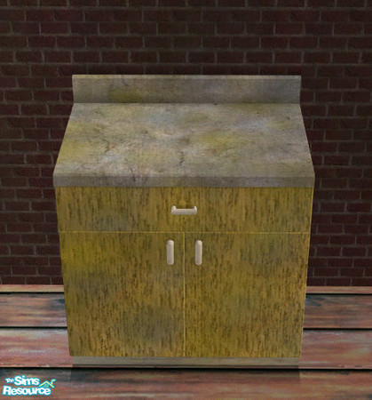 Sims 2 — Club Armageddon  Counter 01 by SIMple Minds — Base, grungy counter. (Sims will treat this like a clean counter.