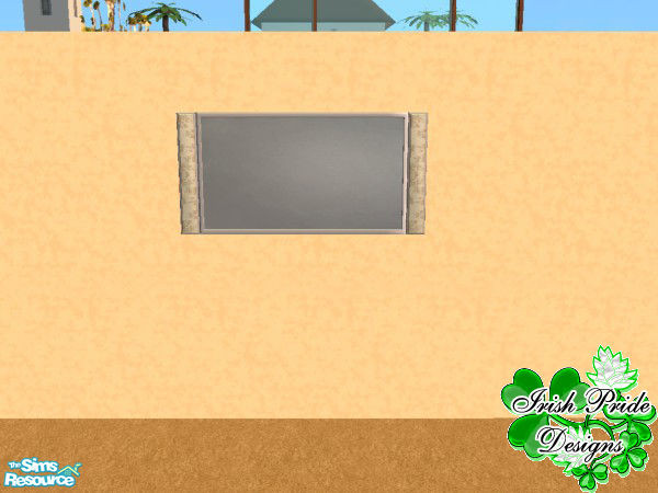 Sims 2 — Country Floral Living Room - TV by Irish Pride — The country floral TV is matched with the rest of the set to