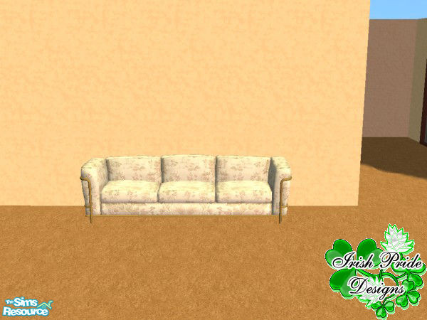 Sims 2 — Country Floral Living Room - Sofa by Irish Pride — The Sofa in this set is made from the finest fabric to give a
