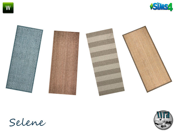 Sims 4 — Selene rug by xyra332 — rug Is new mesh created by me Is in 4 different colors Belongs to the set Selene for