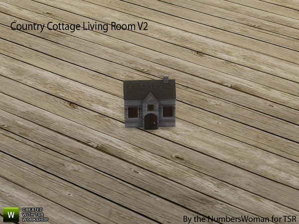 Sims 4 — Cottage Country Living V2 House Deco by TheNumbersWoman — That country feel and ambience reflected by the simple