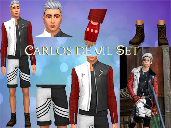 Sims 4 — Carlos de Vil Full Outfit Set [GET TOGETHER NEEDED] by Lyricly1D — This is a set complete with all of my Carlos
