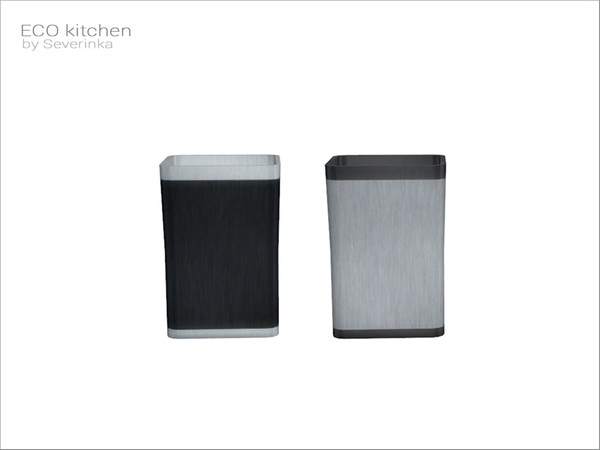 Sims 4 — [ECO kitchen] - trash by Severinka_ — Kitchen trash Build/Buy category: Appliances / Disposable 5 colors
