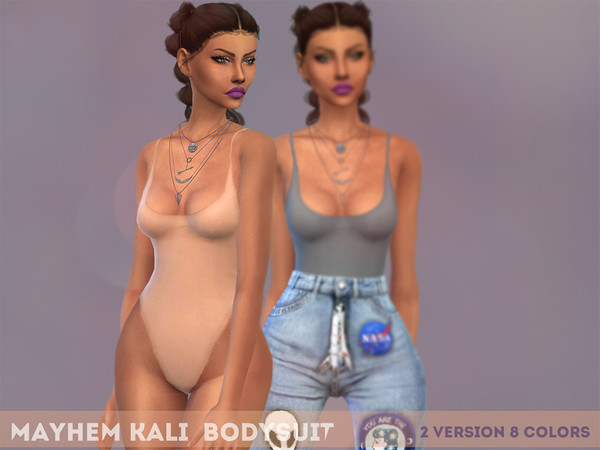 Sims 4 — Kali Bodysuit by mayhem-sims — Super fun bodysuit come in 8 colors 