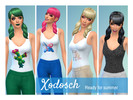 Sims 4 — Xodosch - Summer is here (Tops) - Backyard SP needed by Xodosch — Summer is here (Tops)