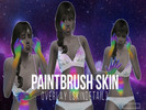 Sims 4 — Rainbow Paint Skin Overlay by KawaiiStacie — Ages: Toddler-Elder Location: Skin Detail [Replaces freckles] 
