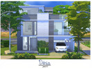 Sims 4 — Denia by jmn11 — Denia is a contemporary house with open plan living on the ground floor. The second floor